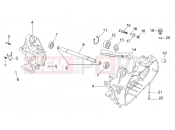 APRILIA SCARABEO Scarabeo 50 2T (Minarelli) ENGINE » Central crank-case set
