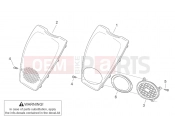 APRILIA SCARABEO Scarabeo 50 2T (Minarelli) FRAME » Front body III - Front cover