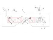 APRILIA SCARABEO Scarabeo 50 2T (Minarelli) FRAME » Lock hardware kit
