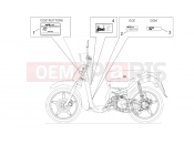 APRILIA SCARABEO Scarabeo 50 2T (Minarelli) FRAME » Plate set