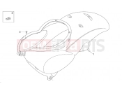 APRILIA SCARABEO Scarabeo 50 2T (Minarelli) FRAME » Rear body I - Rear fairing