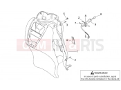 APRILIA SCARABEO Scarabeo 50 2T (Minarelli) FRAME » Front body V - Internal shield