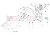 APRILIA SCARABEO Scarabeo 50 2T (Minarelli) FRAME » Rear body III - Mudguard