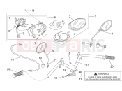APRILIA SCARABEO 2005 Scarabeo 50 2T (Minarelli) FRAME » Handlebar - Dashboard