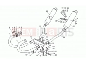 MOTOGUZZI Daytona 1000 Exhaust unit