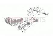 MOTOGUZZI Daytona 1000 Foot rests - Lateral stand