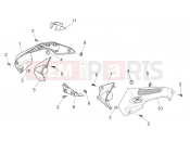 MOTOGUZZI Griso 1200 8V S.E. Front body - Duct