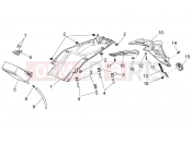 MOTOGUZZI Griso 1200 8V S.E. Rear body - Mudguard