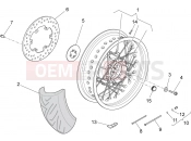 MOTOGUZZI Griso 1200 8V S.E. SE Rear wheel
