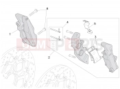 MOTOGUZZI MGX 21 FLYING FORTRESS 1400 ABS (USA) Front brake caliper