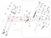 MOTOGUZZI MGX 21 FLYING FORTRESS 1400 ABS (USA) Front fork Kaifa