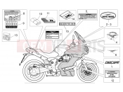 MOTOGUZZI Norge 850 Plate set-decal-op.handbooks