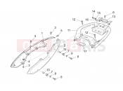 MOTOGUZZI Norge 850 Rear body - Rear fairing