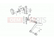 MOTOGUZZI Quota ES 1100 Gear lever