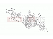 MOTOGUZZI Quota ES 1100 Rear wheel