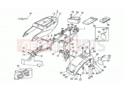 MOTOGUZZI Sport Carburatori 1100 hátsó sárvédő
