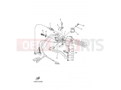 YAMAHA YFM 350 Bruin YFM350A YFM35BAV BRUIN 2WD 5WH8 2006 HANDLE SWITCH & LEVER