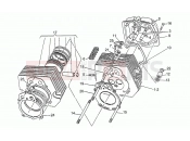 MOTOGUZZI Strada 750 hengerfej