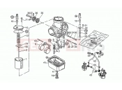 MOTOGUZZI V 50 PA 500 Carburettor