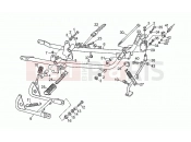 MOTOGUZZI V 50 PA 500 Foot rests - Lateral stand