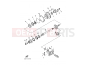 YAMAHA YXR 660 Rhino YXR660F YXR66FAV RHINO 660 5UGA 2006 MIDDLE DRIVE GEAR