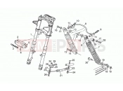 MOTOGUZZI V 65 Custom 650 Front/rear shock absorber