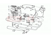 MOTOGUZZI V 65 Custom 650 Fuel supply-exhaust