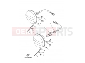 YAMAHA YXR 660 Rhino YXR660F YXR66FAV RHINO 660 5UGA 2006 HEADLIGHT