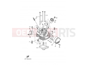 YAMAHA YFM 350 Raptor YFM350 YFM350RV 5YTC 2006 CYLINDER HEAD