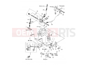 YAMAHA YFM 350 Raptor YFM350 YFM350RV 5YTC 2006 BRAKE SYS. & STEER.LOCK(N0A3)