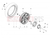 MOTOGUZZI V7 III Carbon 750 Rear wheel