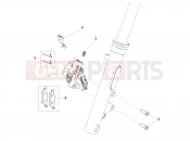 MOTOGUZZI V7 III Milano 750 ABS (USA) Front brake caliper