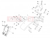MOTOGUZZI V7 III Milano 750 ABS (USA) Rear mudguard