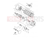 YAMAHA YFM 50 YFM50 YFM50RV 5YF9 2006 CLUTCH