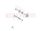 YAMAHA YFM 50 YFM50 YFM50RV 5YF9 2006 TRANSMISSION