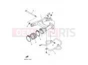 YAMAHA YFM 50 YFM50 YFM50RV 5YF9 2006 REAR ARM