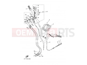 YAMAHA YFM 50 YFM50 YFM50RV 5YF9 2006 STEERING HANDLE & CABLE
