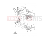 YAMAHA YFM 50 YFM50 YFM50RV 5YF9 2006 STAND & FOOTREST