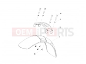 MOTOGUZZI V7 III Special 750 ABS Front mudguard-Pillar
