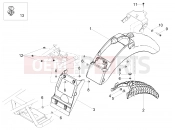 MOTOGUZZI V7 III Special 750 ABS (USA) Rear mudguard