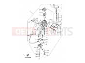 YAMAHA YFM 250 Bruin YFM250 YFM250BV BRUIN 1P07 2006 CARBURETOR