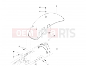 MOTOGUZZI V9 Bobber 850 ABS (USA) Rear mudguard