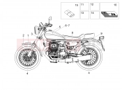 MOTOGUZZI V9 Bobber 850 ABS (USA) Decal