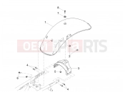 MOTOGUZZI V9 Bobber Sport 850 ABS Rear mudguard
