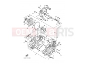 YAMAHA YXR 660 Rhino YXR660F YXR66FAV RHINO 5UGH 2006 CRANKCASE