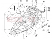 PIAGGIO MP3 125 ie 2008-2011 (EMEA) sisak tartó - ülés alatt