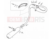 derbi Senda HYP 50 DRD EVO Exhaust unit