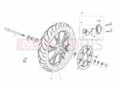 derbi Senda HYP 50 DRD EVO Front wheel