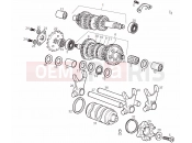 derbi Senda HYP 50 DRD EVO Gear box