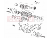 derbi Senda HYP 50 DRD EVO LTD EDITION Gear box